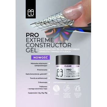 PALU ŻEL KONSTRUKCYJNY PRO EXTREME CONSTRUCTOR GEL CLEAR 45G